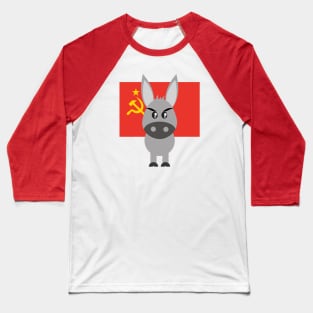 Commie Donkey Baseball T-Shirt